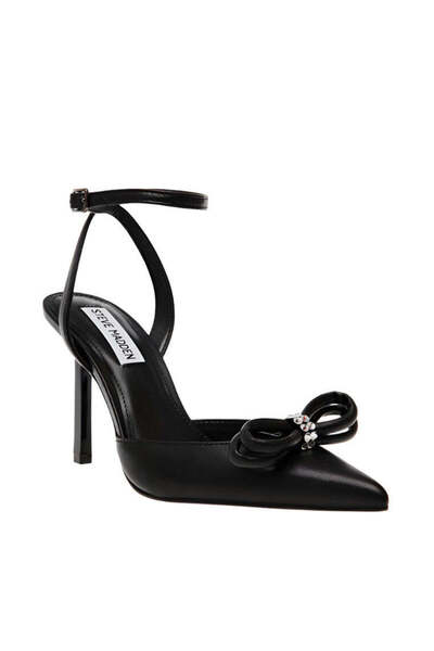 Steve Madden Women's Embellished Stiletto Heel Sandals with Buckle Strap
