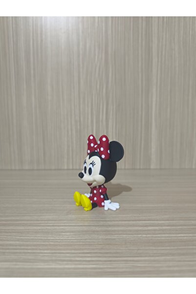 Alwin3d Minnie Mouse Figür 8 cm | Pasta Süsü & Dekoratif Oyuncak
