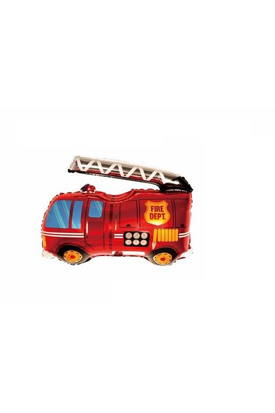 SDX Market Fire truck aluminum foil figure balloon, 76 cm x 83 cm