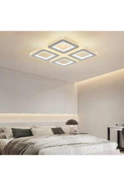 LED CONCEPT LED chandelier with 3 light types and remote control, 184W, dimmable, white