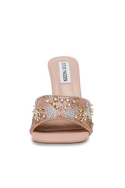 Steve Madden Womens Judging Rose Gold Heels