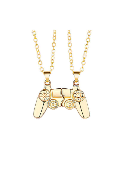 OEM Set 2 lantisoare cu magnet pandantiv maneta gaming, auriu