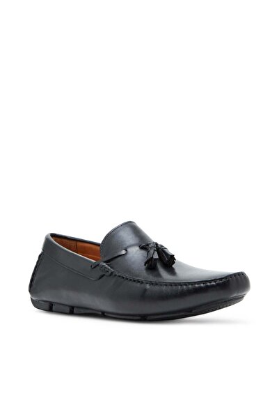 Steve Madden Mens Waisten Black Loafers & Moccasins