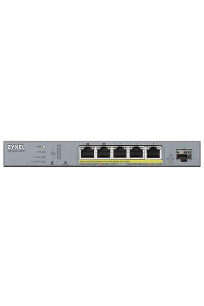 ZyXEL Switch GS1350-6HP, Gigabit, 6 Porturi, PoE, Smart Management