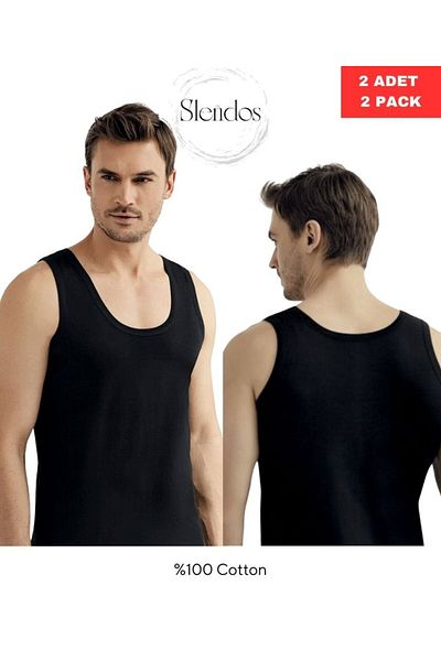 Şahinler Men'S, Basic, 100% Cotton 2-Piece Undershirt