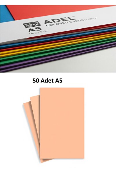 KarmaOfis 160 gr A5 Pastel Bakır Fon Kartonu 50 Adet