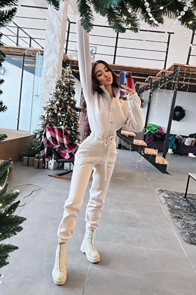 Fashiontayt 3 İPLİK ŞARDONLU ÇITÇITLI VE CEPLİ TULUM