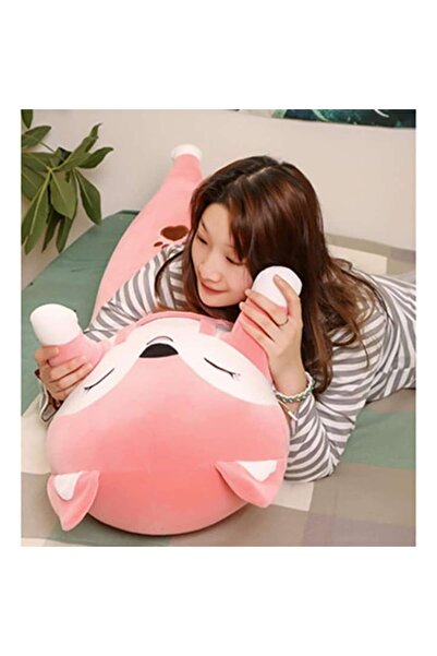 OEM Travel Pillow, Fox, 110 cm, Soft Plush, Multicolor
