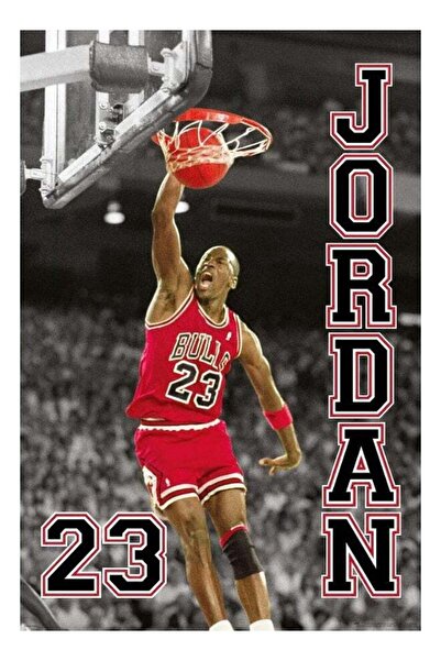 Emoda home Trove ملصق مايكل جوردن NBA 23 Slam Dunk عن قرب
