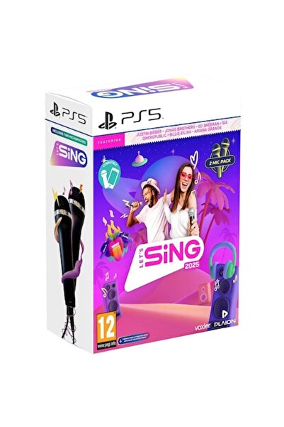 Voxler Πακέτο διπλού μικροφώνου Let's Sing 2025 για Playstation 5