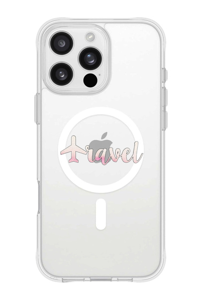 Theodor جراب Magsafe لهاتف iPhone 16 Pro Max متوافق مع iPhone، غطاء ممتص للصدمات للهاتف - سفر