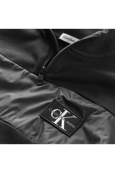 Calvin Klein BLACK ON BLACK MIX M Erkek Siyah Sweatshirt