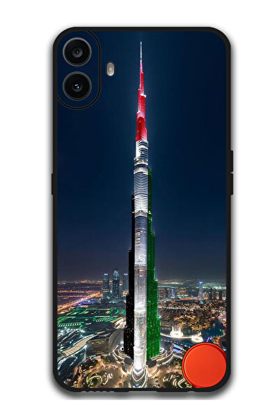 Theodor جراب واقٍ مضاد للخدش والصدمات لهاتف CMF 1 برج خليفة علم الإمارات العر...
