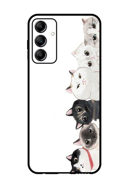 Theodor جراب واقٍ مضاد للخدش والصدمات لهاتف Samsung Galaxy A15 5G قطط لطيفة