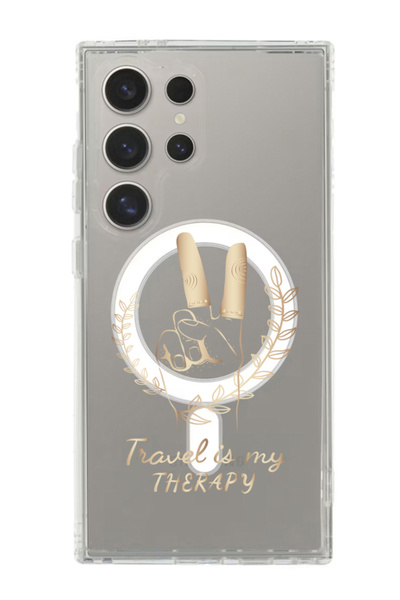 Theodor غلاف لهاتف Samsung Galaxy S24 Ultra متوافق مع MagSafe، غطاء مقاوم للص...