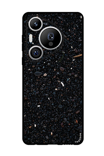 Theodor جراب واقٍ مضاد للخدش والصدمات لهاتف هواوي بيورا 70 برو pebbles_stones...