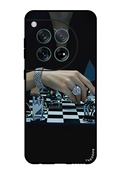 Theodor جراب واقٍ مضاد للخدش والصدمات لهاتف OnePlus 12 Chess 1