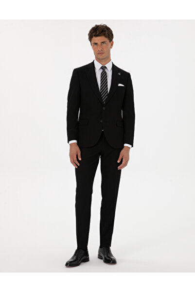 Pierre Cardin Black Ex. Slim Fit Suit 50305683-Vr046