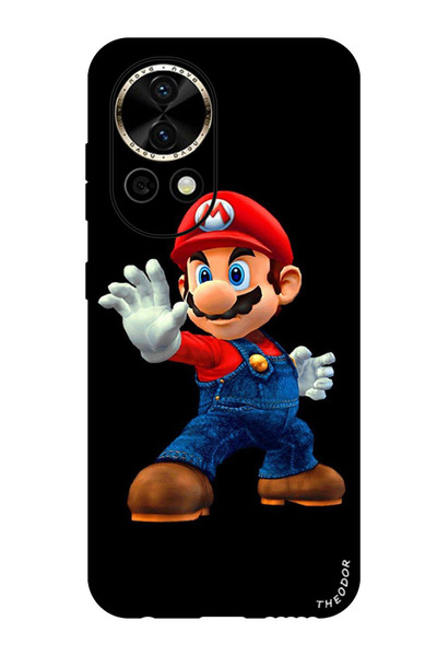 Theodor جراب واقٍ مضاد للخدش والصدمات لهاتف هواوي نوفا 12 برو سوبر ماريو