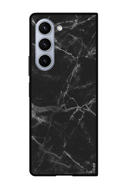 Theodor جراب واقٍ مضاد للخدش والصدمات لهاتف Samsung Galaxy Z Fold 6 باللون ال...