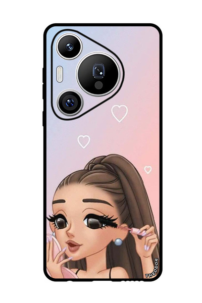 Theodor جراب واقٍ مضاد للخدش والصدمات لهاتف هواوي بيورا 70 برو بلس لوضع المكياج