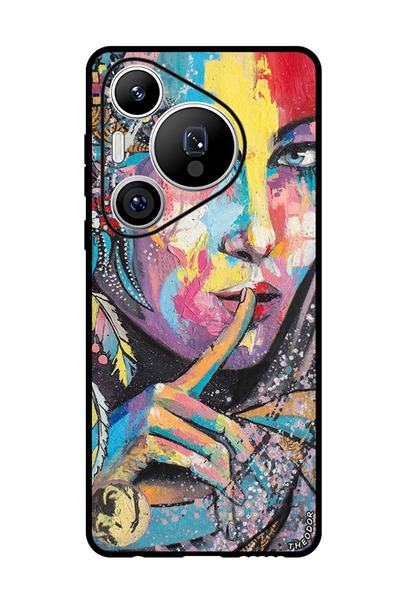 Theodor جراب واقٍ مضاد للخدش والصدمات لهاتف هواوي بيورا 70 برو بلس فيس