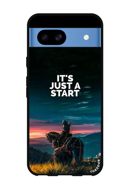 Theodor جراب واقٍ مضاد للخدش والصدمات لهاتف Google Pixel 8a، إنه مجرد بداية