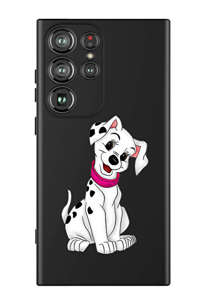 Theodor غطاء حماية سائل من السيليكون المقاوم للصدمات لهاتف سامسونج جالاكسي S24 ألترا (أسود) - دوج داب