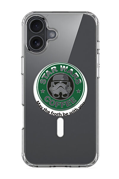 Theodor جراب ماج سيف متوافق مع آيفون 16، غطاء ممتص للصدمات للهاتف - ستار وورز...