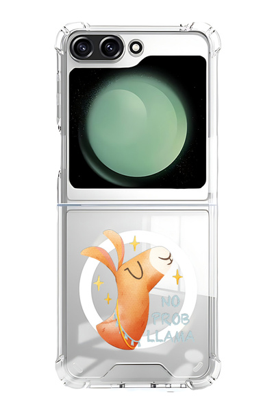 Theodor Case for Samsung Galaxy Z Flip 5 Compatible with MagSafe, Shockproof ...