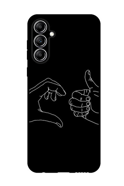 Theodor جراب واقٍ مضاد للخدش والصدمات لهاتف Samsung Galaxy M15، أحب الإبهام ل...