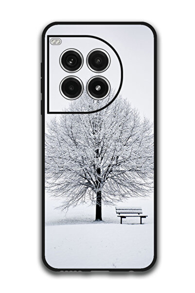 Theodor غطاء حماية مضاد للخدش والصدمات لهاتف OnePlus Ace 3 Pro bench_snow_winter