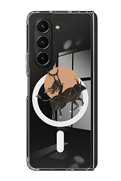 Theodor غلاف لهاتف Samsung Galaxy Z Fold 5 متوافق مع MagSafe، غطاء ممتص للصدم...