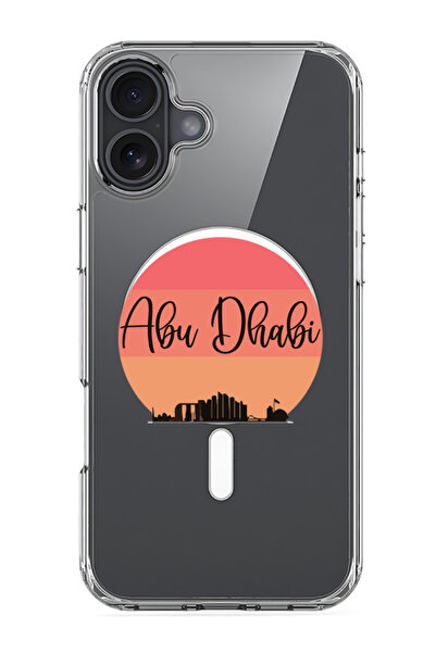 Theodor جراب ماج سيف لهاتف آيفون 16 بلس، غطاء حماية مقاوم للصدمات - أبو ظبي صن