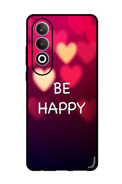 Theodor جراب واقٍ مضاد للخدش والصدمات لهاتف OnePlus Nord CE 4 كن سعيدًا