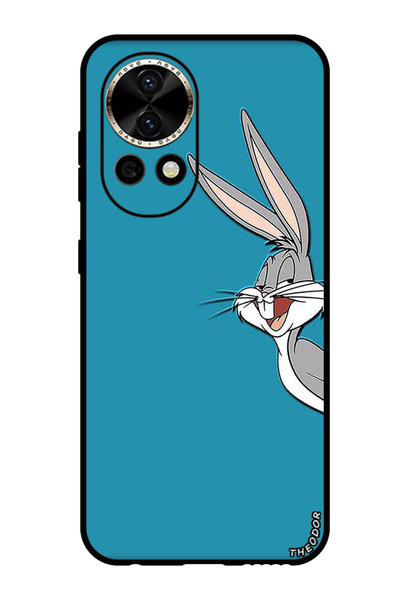 Theodor جراب واقٍ مضاد للخدش والصدمات لهاتف هواوي نوفا 12 ألترا بتصميم باغز باني