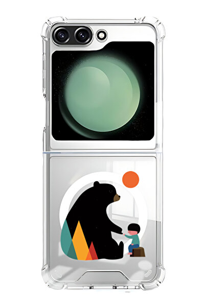 Theodor Case for Samsung Galaxy Z Flip 5 Compatible with MagSafe, Shockproof ...
