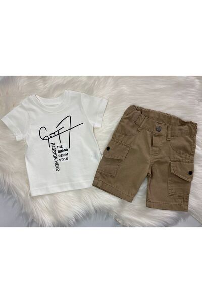 BİGÜMEX Boys' Summer Suit with Shorts
