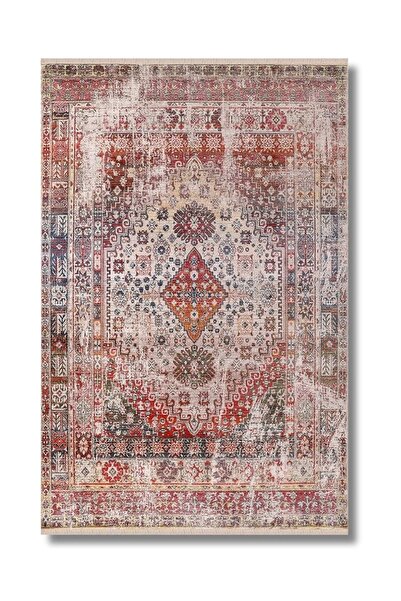 Halımax Drom Dokuma Taban Makinede Yıkanabilen Kilim Kaymaz Şönil Renkli Otan...