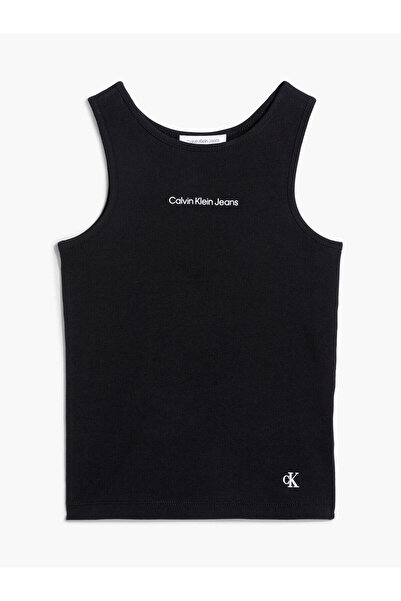 Calvin Klein CKJ LOGO SLEEVELESS Kadın Siyah T-Shirt