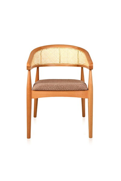 Just Home Hazeran Sandalye - Bej / Natürel - 76x54x52 cm