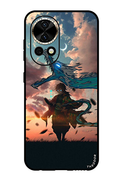 Theodor جراب واقٍ مضاد للخدش والصدمات لهاتف هواوي نوفا 12 برو أنيمي قاتل الشي...