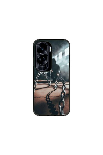 Atlas Husa personalizata si Folie de Silicon pentru Honor 90 Lite, Chain Man,...