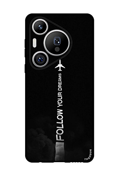 Theodor جراب واقٍ مضاد للخدش والصدمات لهاتف هواوي بيورا 70 اتبع أحلامك