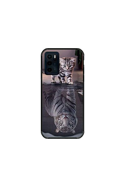 Atlas Husa personalizata si Folie de Silicon Motorola Moto G7 Power, Wolf, mu...
