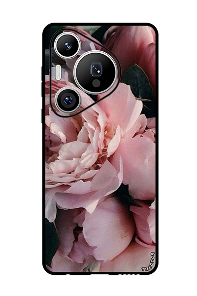 Theodor جراب واقٍ مضاد للخدش والصدمات لهاتف هواوي بيورا 70 برو بلس - زهور 1