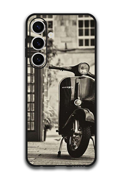 Theodor جراب واقٍ مضاد للخدش والصدمات لهاتف Samsung Galaxy S24 FE Vespa Scooter