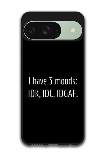 Theodor جراب واقٍ مضاد للخدش والصدمات لهاتف Google Pixel 9، لدي 3 حالات مزاجية