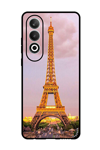 Theodor جراب واقٍ مضاد للخدش والصدمات لهاتف OnePlus Nord CE 4 برج إيفل