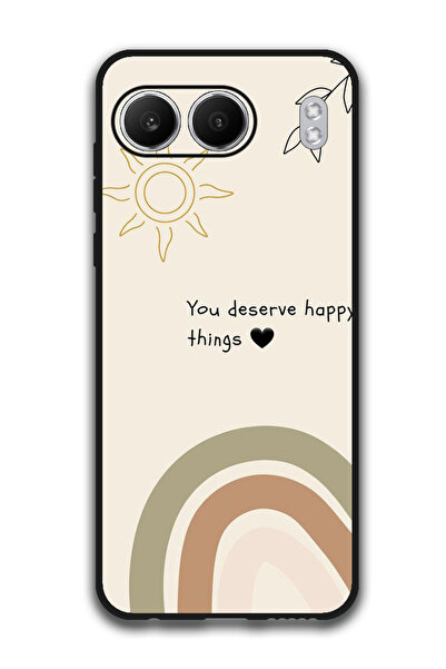 Theodor جراب واقٍ مضاد للخدش والصدمات لهاتف OnePlus Nord 4 أشياء سعيدة